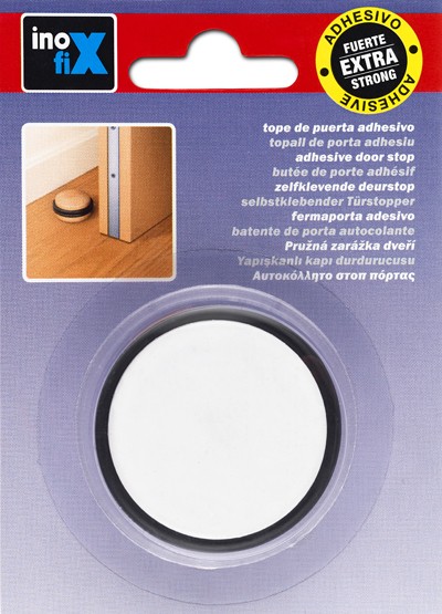 Tope de madera con doble tórica / blanco