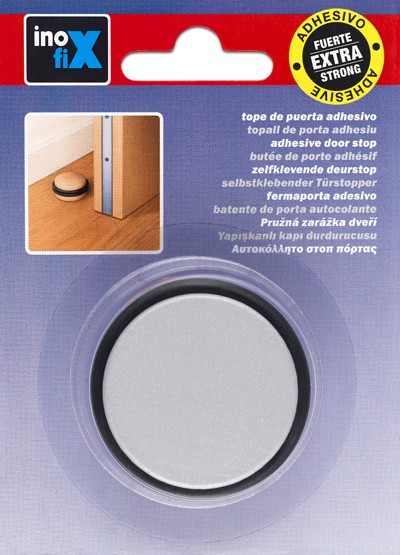 Tope de madera con doble tórica / cromo mate