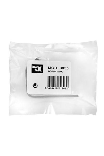 Colgador de acero individual / acero inox.