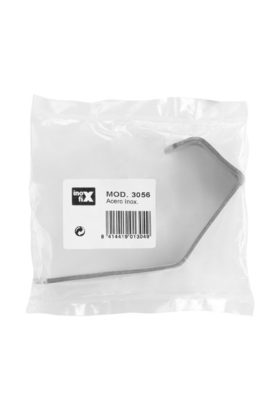 Colgador de acero doble / acero inox.