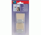 Colgador adhesivo base metálica madera / arce
