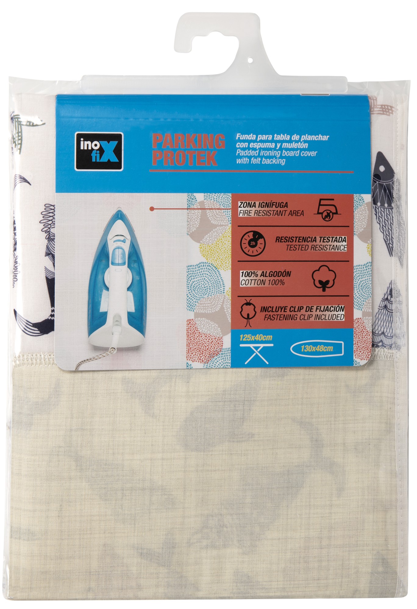 Funda plancha PARKING PROTEK 130x48cm. / peces