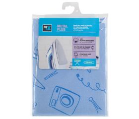 Funda plancha METAL PLUS 130x48 cm. / pictos azules