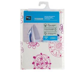 Funda plancha TITANIUM 130x48cm. / flores