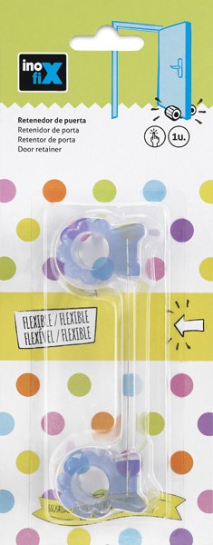 Retenedor de puerta flexible / transparente