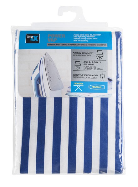 Funda plancha POWER VAP 130x48cm. / rayas