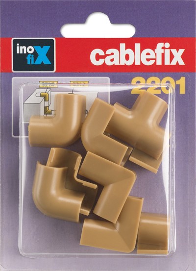Enlaces surtidos para cablefix 2201 / beige