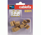 Enlace recto para cablefix 2201 / beige