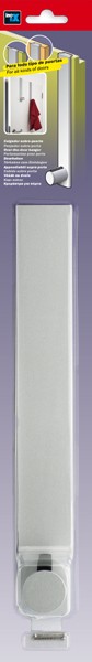 Colgador sobrepuerta universal / cromo mate