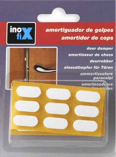 Amortiguador adhesivo / blanco