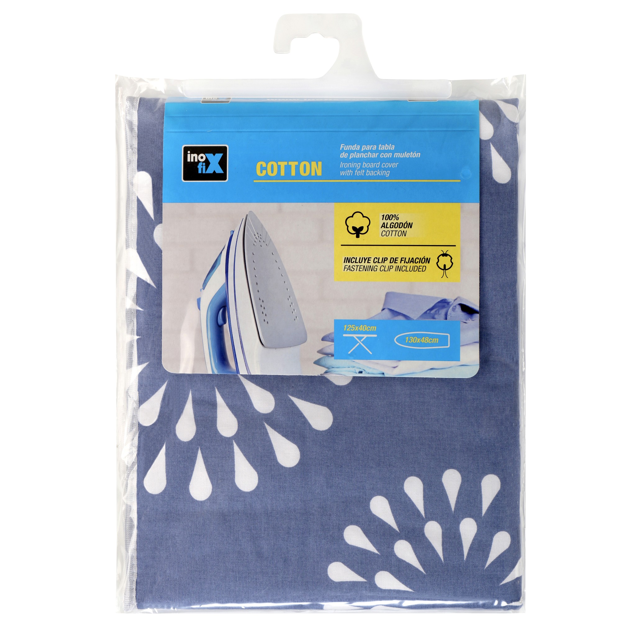 Funda plancha COTTON 130x48cm. / mandala