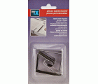 Pinza sujeta-mantel metálica / acero inox.