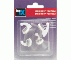Colgador ventosa Ø 33 mm / blanco