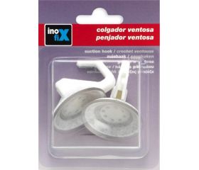 Colgador ventosa Ø 42 mm articulado / blanco