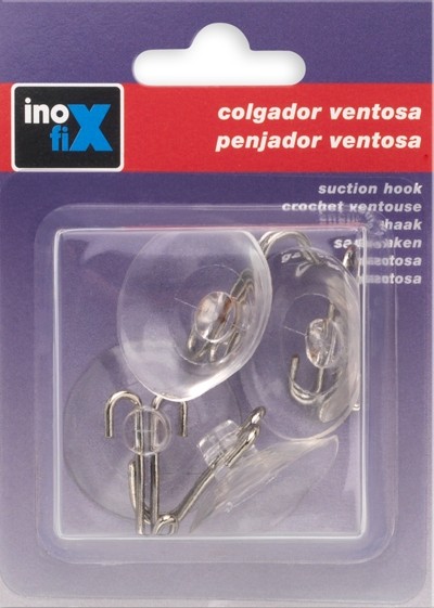 Colgador ventosa Ø 35 mm / cromado