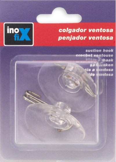 Colgador ventosa Ø 45 mm / cromado