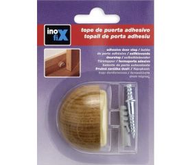 Tope adhesivo y con tornillo / roble