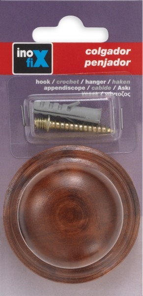 Colgador madera  / avellana