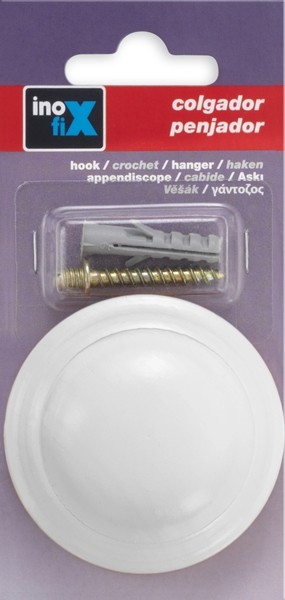 Colgador madera  / blanco