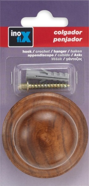 Colgador madera  / miel