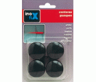 Contera redonda exterior flexible Ø 32 mm / negro