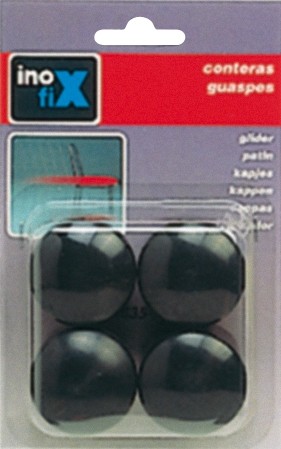 Contera redonda exterior flexible Ø 35 mm / negro