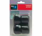 Contera redonda exterior flexible Ø 40 mm / negro