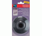 Contera exterior goma Ø 19mm. con base ancha para muletas / negro