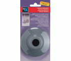 Contera exterior goma Ø 19mm. con base ancha para muletas / gris