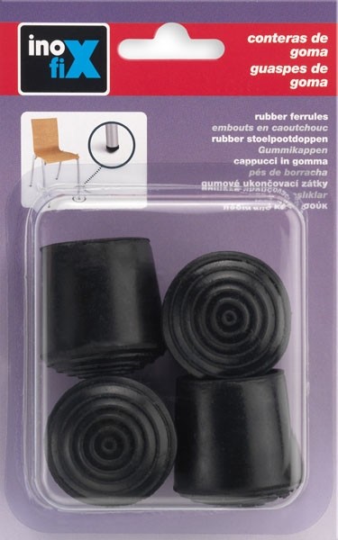 Contera goma exterior Ø 30 mm / negro