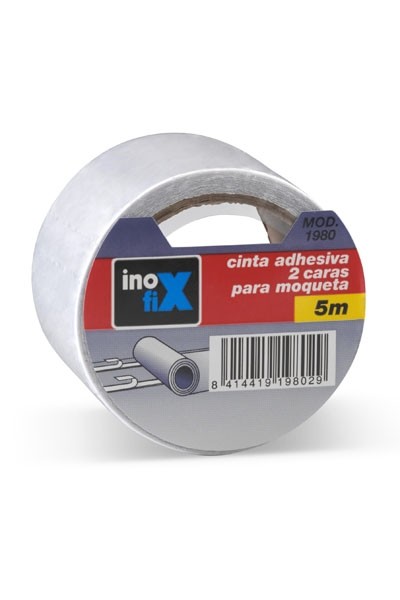 Cinta adhesiva moqueta 50 mm x 5 m / blanco