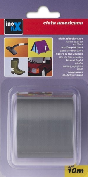 Cinta americana 50 mm x 10 m / gris