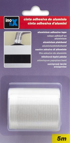 Cinta aluminio 50 mm x 5 m / blanco