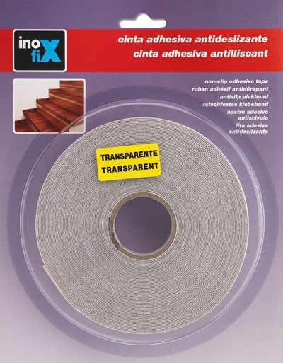 Cinta antideslizante 25 mm x 15 m. / transparente