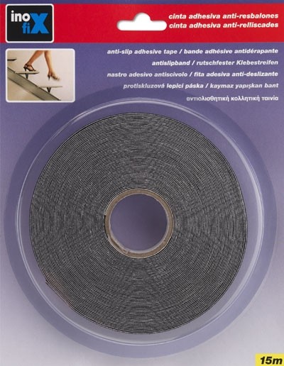 Cinta antideslizante 25 mm x 15 m / negro