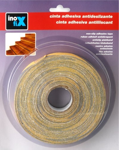 Cinta antideslizante 25 mm x 15 m / negro-amarillo