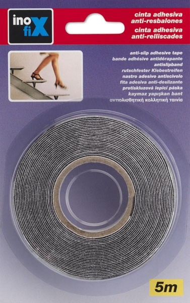 Cinta antideslizante 25 mm x 5 m / negro