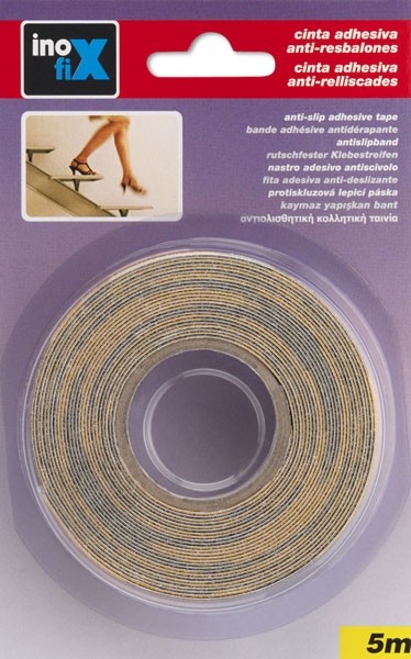 Cinta antideslizante 25 mm x 5 m / negro-amarillo