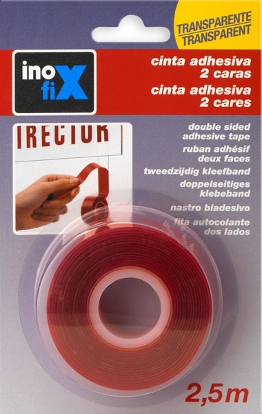 Cinta adhesiva transparente 19 mm x 2,5 m. / transparente