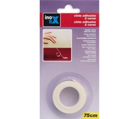 Cinta adhesiva 2 caras 15 mm x 0,75 m / blanco