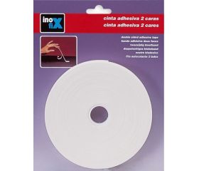 Cinta adhesiva 2 caras 25 mm x 15 m. / blanco