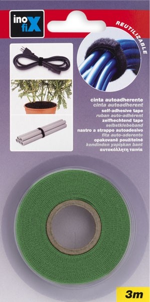 Cinta autoadherente 9 mm x 3 m. / verde