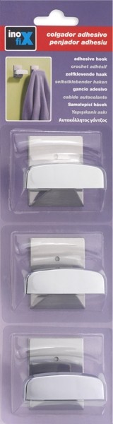 Colgador adhesivo / cromado