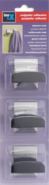 Colgador adhesivo / negro