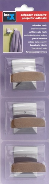 Colgador adhesivo / madera