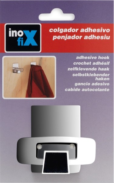 Colgador adhesivo / cromado