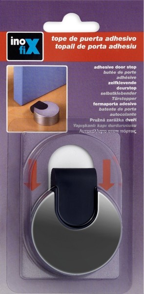 Tope adhesivo / cromado