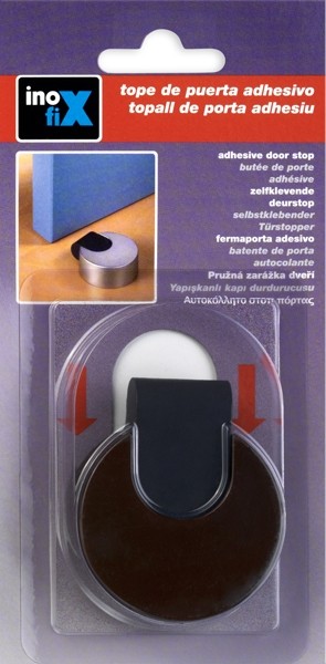 Tope adhesivo / marrón