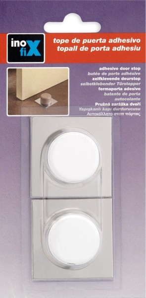 Tope adhesivo / blanco