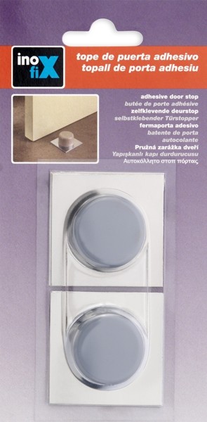 Tope adhesivo / gris